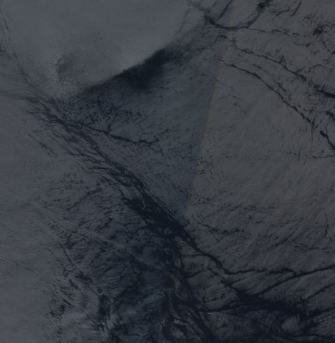 Sentinel-2 crop of Perim traffic lanes at 12.59°N 43.51°E, captured 28 Sept 2026
