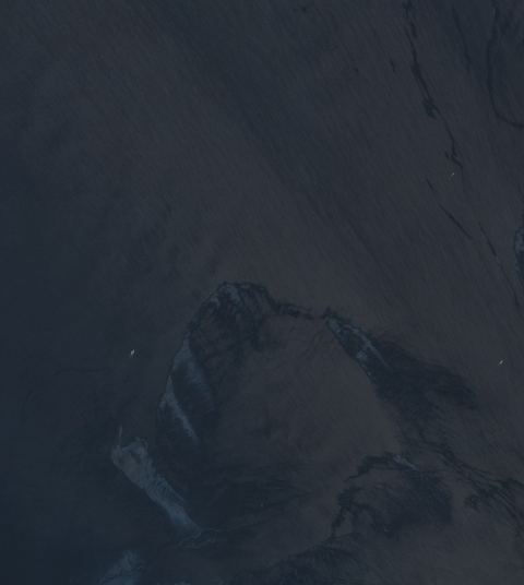 Sentinel-2 crop of Traffic separation scheme at 26.45°N 56.38°E, captured 29 Sept 2026