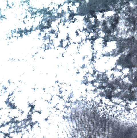 Sentinel-2 crop of Lomé offshore at 6.11°N 1.38°E, captured 19 Sept 2026